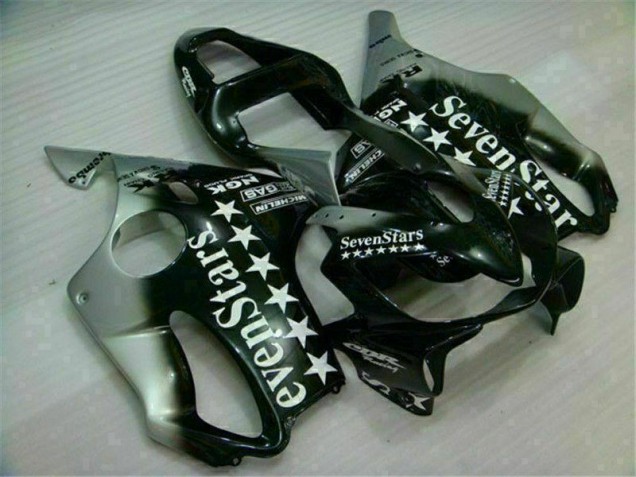 CBR 600 F4i 2001-2003 Verkleidungen - Schwarz Silber SevenStarss CBR 600 F4i 2001-2003 Verkleidungen - Schwarz Silber SevenStarss