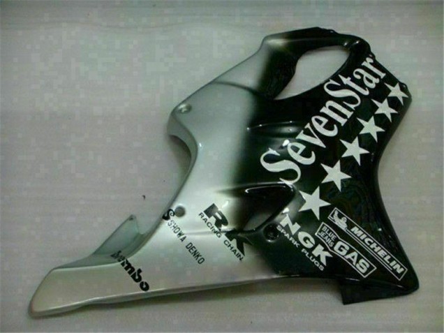 CBR 600 F4i 2001-2003 Verkleidungen - Schwarz Silber SevenStarss CBR 600 F4i 2001-2003 Verkleidungen - Schwarz Silber SevenStarss