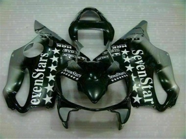 CBR 600 F4i 2001-2003 Verkleidungen - Schwarz Silber SevenStarss