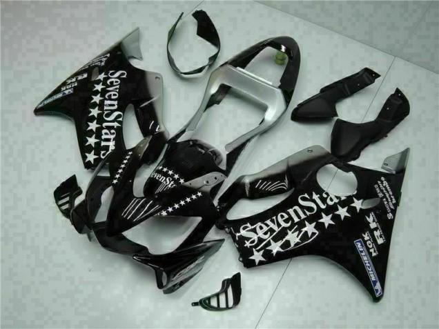 CBR 600 F4i 2001-2003 Verkleidungen - Schwarz Weißes SevenStarss CBR 600 F4i 2001-2003 Verkleidungen - Schwarz Weißes SevenStarss