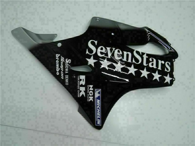 CBR 600 F4i 2001-2003 Verkleidungen - Schwarz Weißes SevenStarss CBR 600 F4i 2001-2003 Verkleidungen - Schwarz Weißes SevenStarss