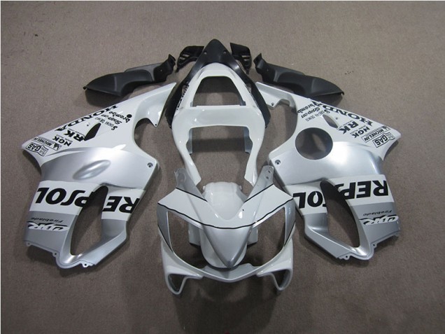 CBR 600 F4i 2001-2003 Verkleidungen - Silber Repsol