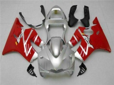 CBR 600 F4i 2001-2003 Verkleidungen - Silber Rot