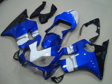 CBR 600 F4i 2001-2003 Verkleidungen - Weiß Blau Schwarz