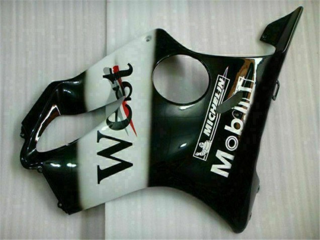 CBR 600 F4i 2001-2003 Verkleidungen - Weiß Schwarz West CBR 600 F4i 2001-2003 Verkleidungen - Weiß Schwarz West
