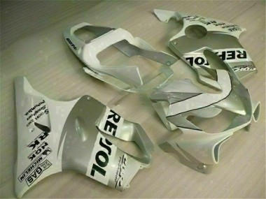 CBR 600 F4i 2001-2003 Verkleidungen - Weiß Silber