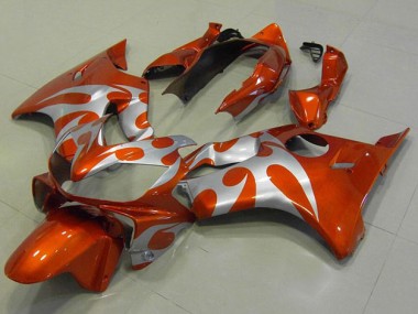 CBR 600 F4i 2004-2007 Verkleidungen - Orange Silber