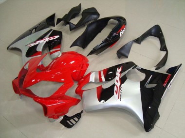 CBR 600 F4i 2004-2007 Verkleidungen - Rot Silber