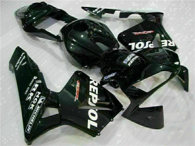 CBR 600 RR 2003-2004 Motorrad Verkleidungen - Schwarz CBR 600 RR 2003-2004 Motorrad Verkleidungen - Schwarz