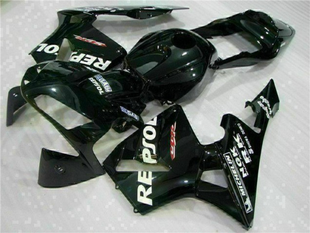CBR 600 RR 2003-2004 Motorrad Verkleidungen - Schwarz CBR 600 RR 2003-2004 Motorrad Verkleidungen - Schwarz