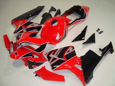CBR 600 RR 2003-2004 Verkleidung - Rot Schwarz