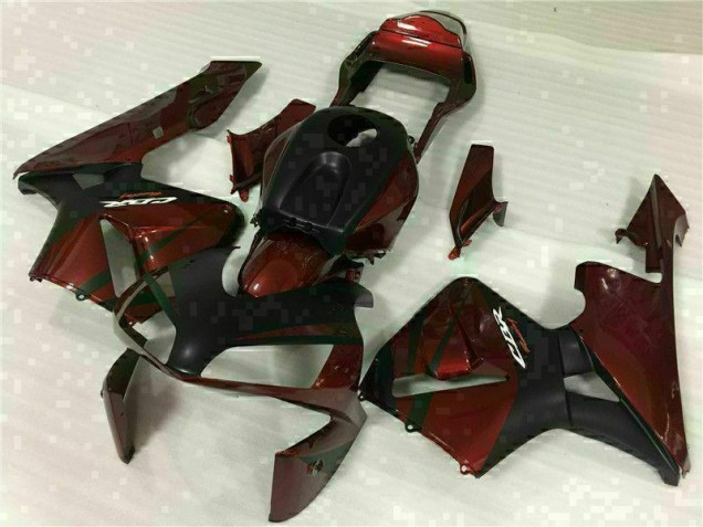 CBR 600 RR 2003-2004 Verkleidung - Schwarz Rot CBR 600 RR 2003-2004 Verkleidung - Schwarz Rot