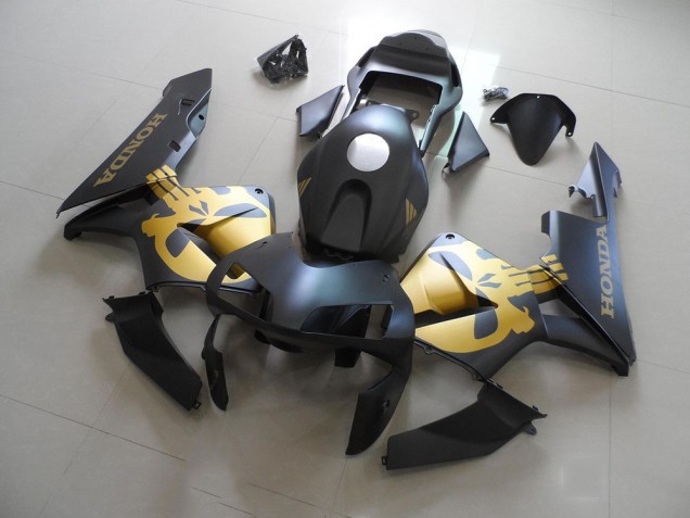 CBR 600 RR 2003-2004 Verkleidung - Schwarz und Gold Aufkleber CBR 600 RR 2003-2004 Verkleidung - Schwarz und Gold Aufkleber