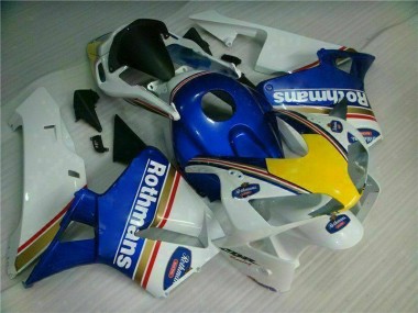CBR 600 RR 2003-2004 Verkleidungen - Blau Weiß Rothmans