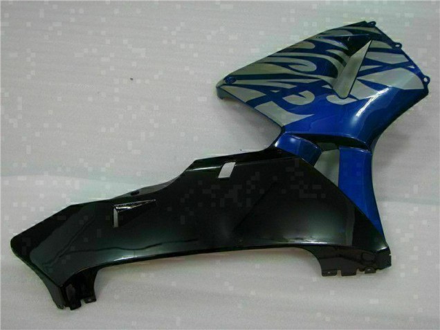 CBR 600 RR 2003-2004 Verkleidungen - Blau mit silberner Flamme CBR 600 RR 2003-2004 Verkleidungen - Blau mit silberner Flamme