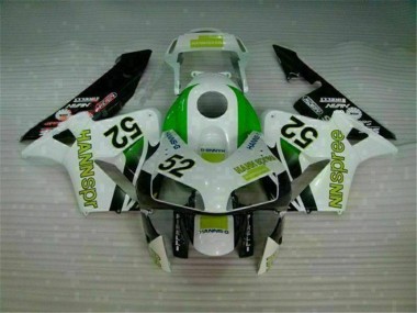 CBR 600 RR 2003-2004 Verkleidungen - Grün Weiß Schwarz