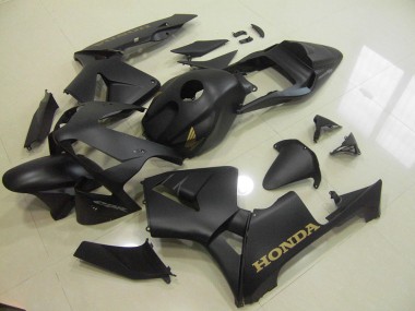 CBR 600 RR 2003-2004 Verkleidungen - Matt Schwarz Gold