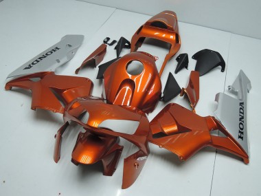 CBR 600 RR 2003-2004 Verkleidungen - Orange Silber