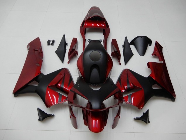 CBR 600 RR 2003-2004 Verkleidungen - Rot Schwarz CBR 600 RR 2003-2004 Verkleidungen - Rot Schwarz
