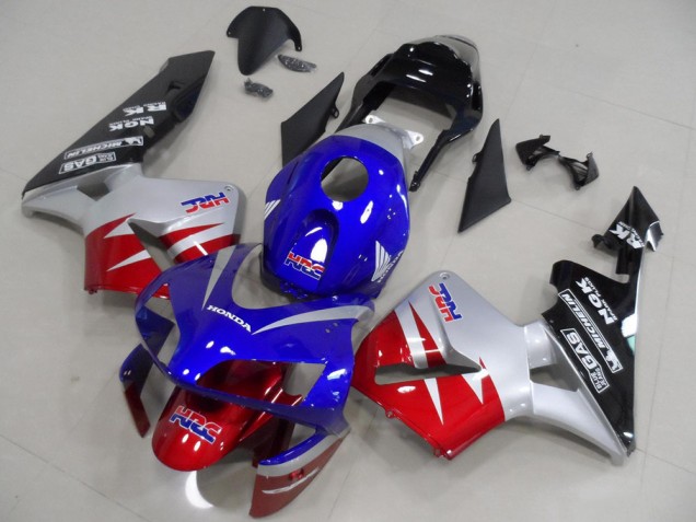 CBR 600 RR 2003-2004 Verkleidungen - Rot Silber Blau CBR 600 RR 2003-2004 Verkleidungen - Rot Silber Blau