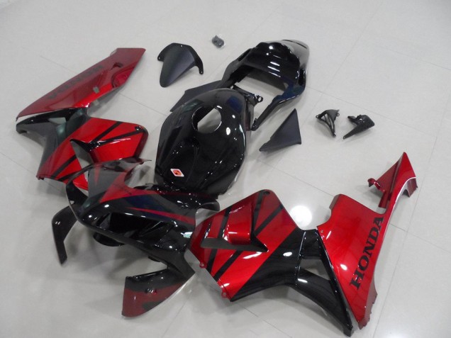CBR 600 RR 2003-2004 Verkleidungen - Schwarz Candy Rot CBR 600 RR 2003-2004 Verkleidungen - Schwarz Candy Rot