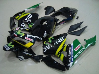 CBR 600 RR 2003-2004 Verkleidungen - Schwarz Movistar