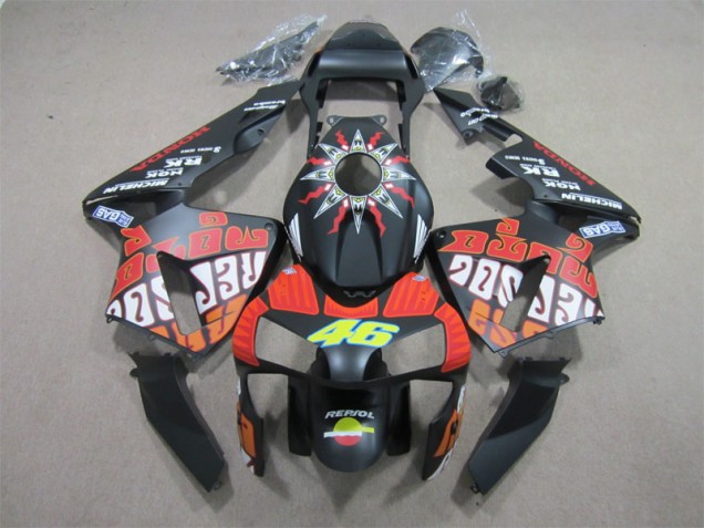 CBR 600 RR 2003-2004 Verkleidungen - Schwarz Rot Repsol 46 CBR 600 RR 2003-2004 Verkleidungen - Schwarz Rot Repsol 46