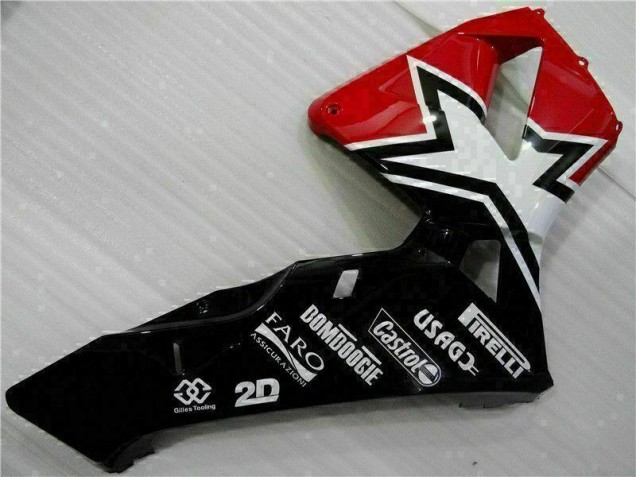 CBR 600 RR 2003-2004 Verkleidungen - Schwarz Weiß 11 CBR 600 RR 2003-2004 Verkleidungen - Schwarz Weiß 11
