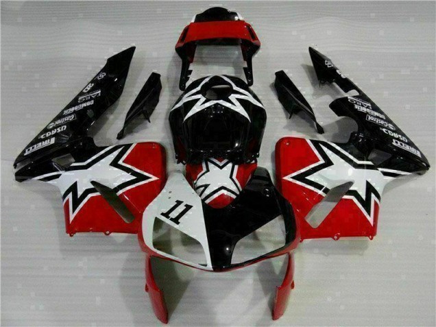 CBR 600 RR 2003-2004 Verkleidungen - Schwarz Weiß 11 CBR 600 RR 2003-2004 Verkleidungen - Schwarz Weiß 11