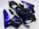 CBR 600 RR 2003-2004 Verkleidungen - Schwarz mit Blaur Flamme CBR 600 RR 2003-2004 Verkleidungen - Schwarz mit Blaur Flamme