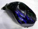 CBR 600 RR 2003-2004 Verkleidungen - Schwarz mit Blaur Flamme CBR 600 RR 2003-2004 Verkleidungen - Schwarz mit Blaur Flamme