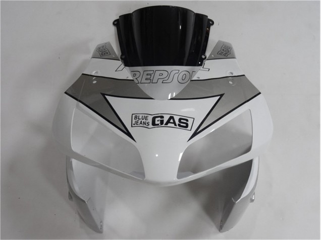 CBR 600 RR 2003-2004 Verkleidungen - Silver Weiß Schwarz Repsol CBR 600 RR 2003-2004 Verkleidungen - Silver Weiß Schwarz Repsol