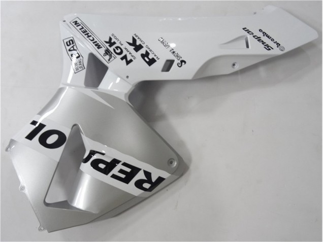 CBR 600 RR 2003-2004 Verkleidungen - Silver Weiß Schwarz Repsol CBR 600 RR 2003-2004 Verkleidungen - Silver Weiß Schwarz Repsol