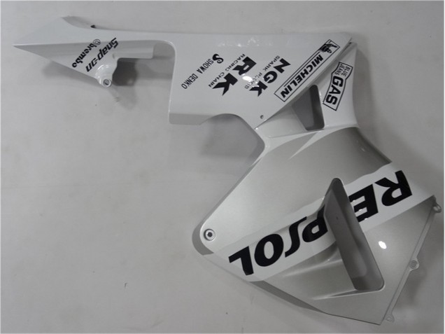 CBR 600 RR 2003-2004 Verkleidungen - Silver Weiß Schwarz Repsol CBR 600 RR 2003-2004 Verkleidungen - Silver Weiß Schwarz Repsol