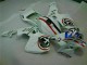 CBR 600 RR 2003-2004 Verkleidungen - Weiß Blau R 2