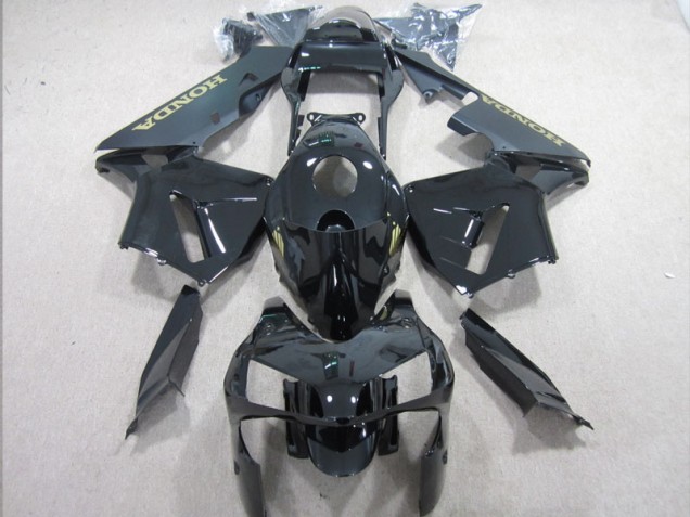 CBR 600 RR 2003-2004 Vollverkleidung - Schwarz und Gold Aufkleber