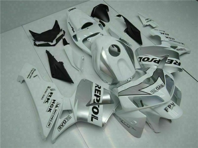 CBR 600 RR 2005-2006 Motorrad Verkleidungen - Weiß