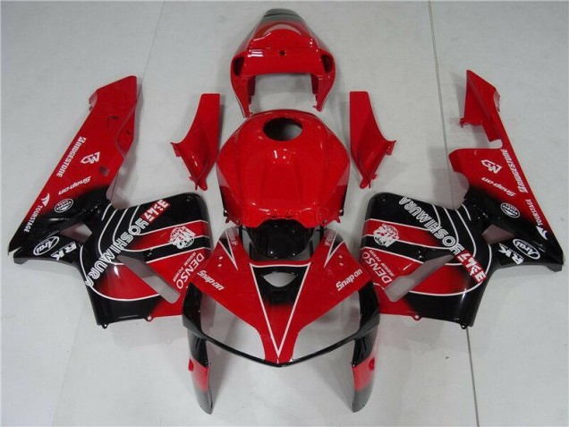 CBR 600 RR 2005-2006 Verkleidung & Plastik - Rot Schwarz