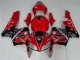 CBR 600 RR 2005-2006 Verkleidung & Plastik - Rot Schwarz