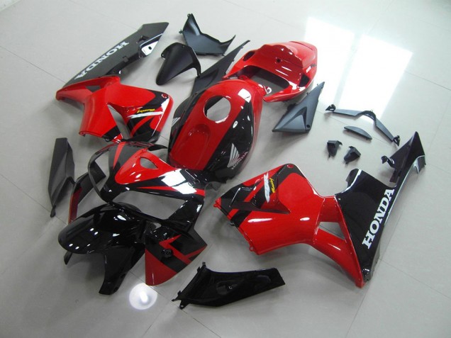 CBR 600 RR 2005-2006 Verkleidung - Rot Schwarz CBR 600 RR 2005-2006 Verkleidung - Rot Schwarz