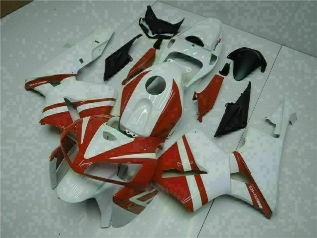 CBR 600 RR 2005-2006 Verkleidung - Weiß Rot CBR 600 RR 2005-2006 Verkleidung - Weiß Rot