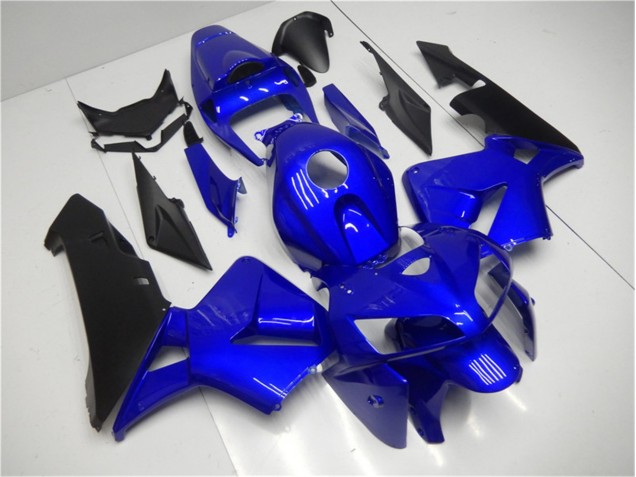 CBR 600 RR 2005-2006 Verkleidungen - Blau Schwarz