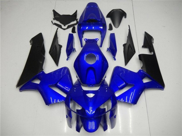 CBR 600 RR 2005-2006 Verkleidungen - Blau Schwarz