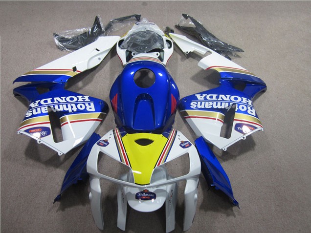 CBR 600 RR 2005-2006 Verkleidungen - Blau Weiß Rothmans