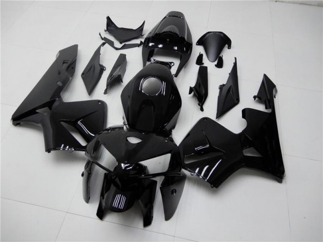 CBR 600 RR 2005-2006 Verkleidungen - Glänzend Schwarz