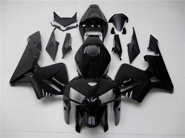 CBR 600 RR 2005-2006 Verkleidungen - Glänzend Schwarz