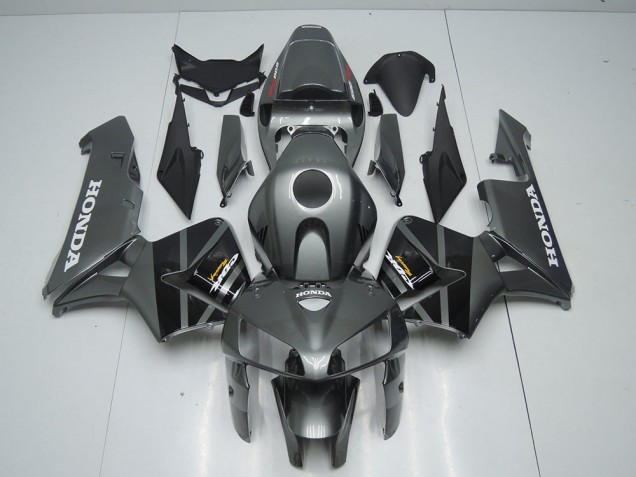 CBR 600 RR 2005-2006 Verkleidungen - Grau Schwarz