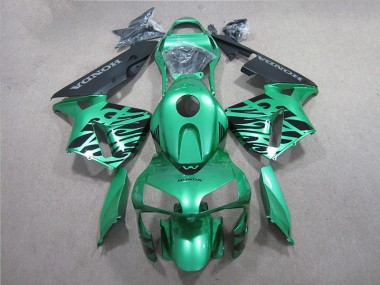 CBR 600 RR 2005-2006 Verkleidungen - Grün Schwarz