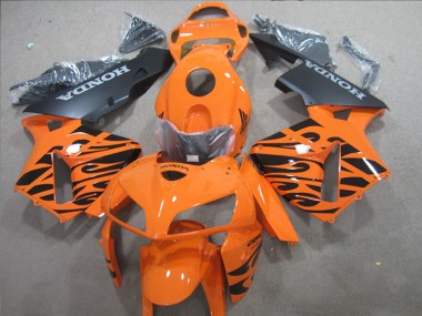 CBR 600 RR 2005-2006 Verkleidungen Komplett Sets - Orange Schwarz