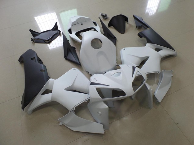 CBR 600 RR 2005-2006 Verkleidungen Komplett Sets - Weiß Schwarz CBR 600 RR 2005-2006 Verkleidungen Komplett Sets - Weiß Schwarz